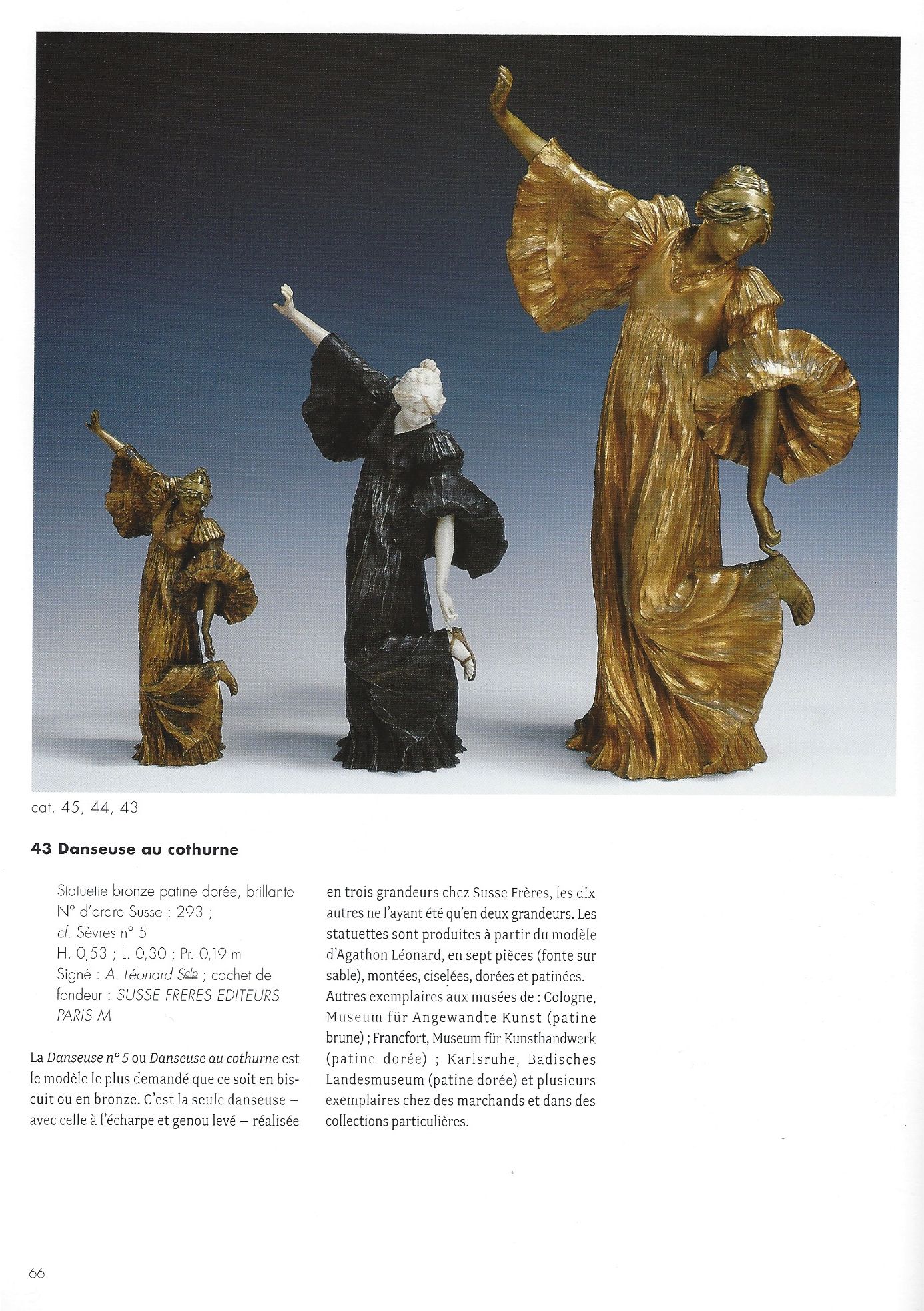 Danseuse au Cothurne No 5 by Agathon Leonard